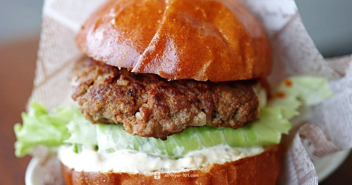 Air Fryer Burgers - Air Fryer 101
