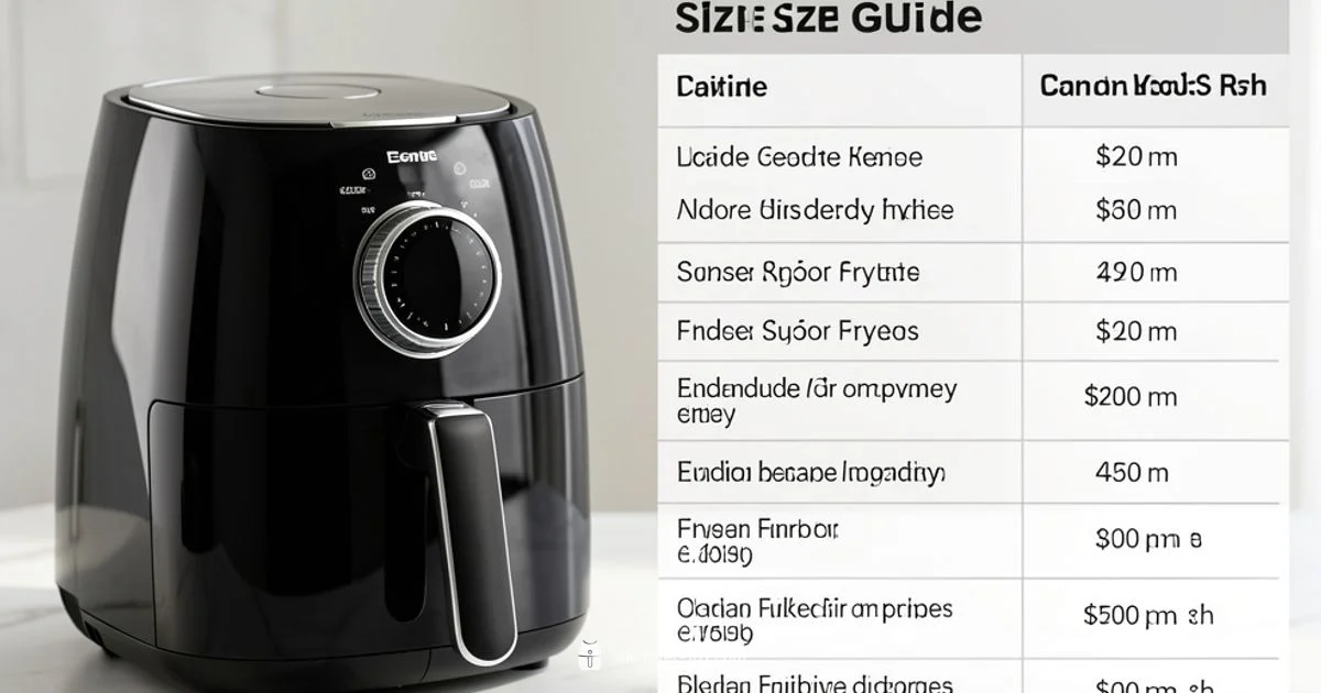 Size Guide - Air Fryer 101