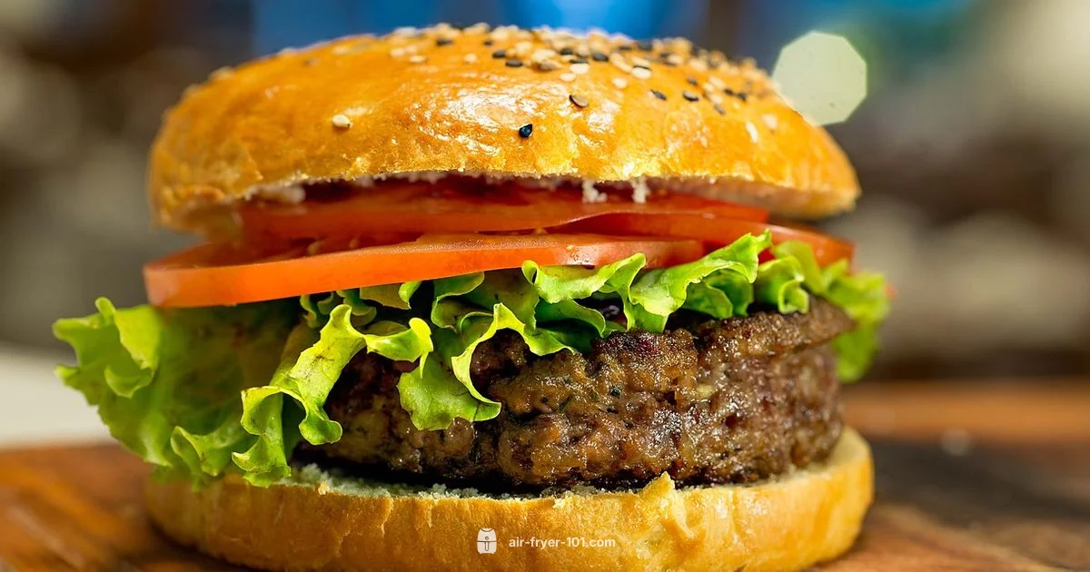 Crispy Air Fryer Burgers - Air Fryer 101