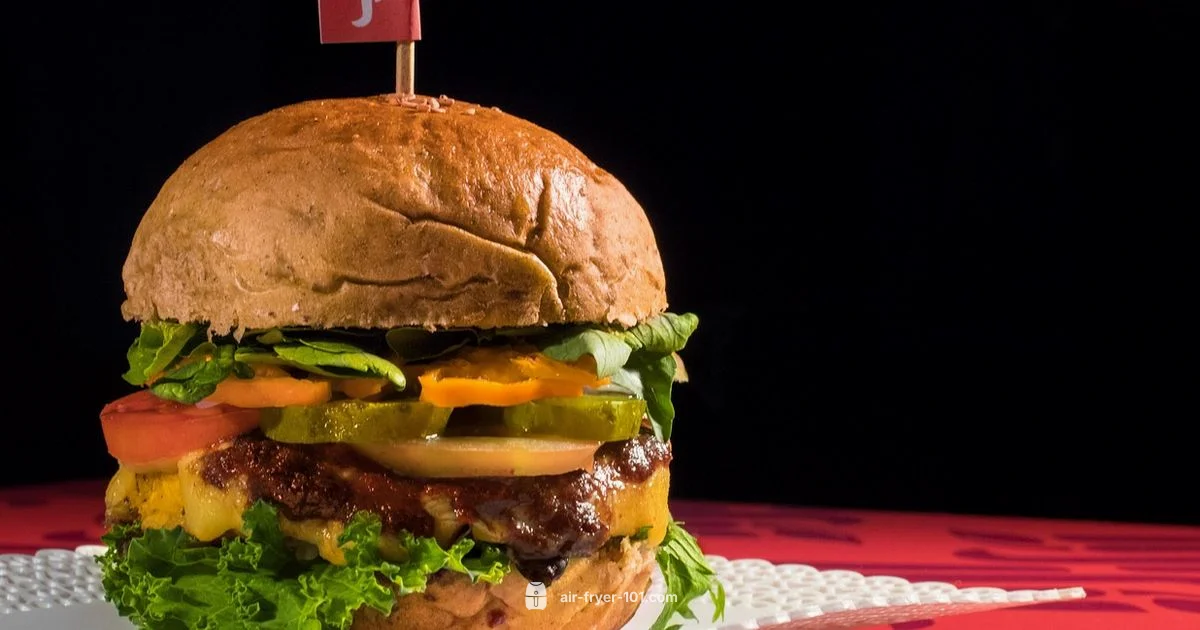 Juicy Air Fryer Burgers - Air Fryer 101