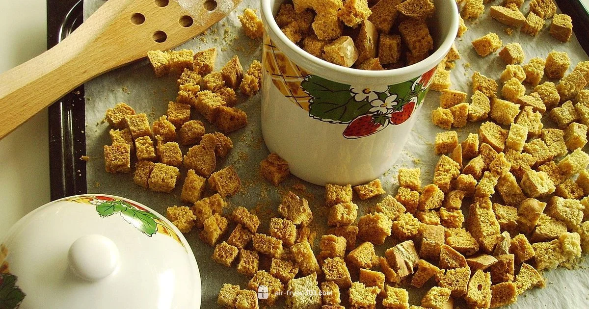 Crisp Air Fryer Croutons - Air Fryer 101