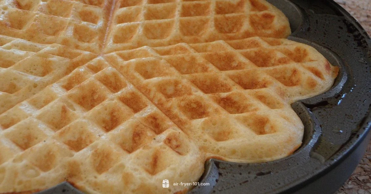 Crispy Frozen Waffles - Air Fryer 101