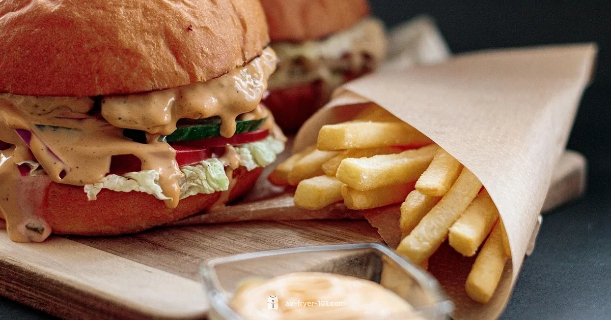 Juicy Air Fryer Burgers - Air Fryer 101