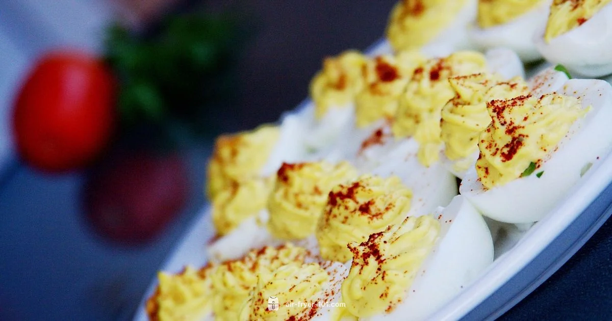 Air Fryer Deviled Eggs - Air Fryer 101